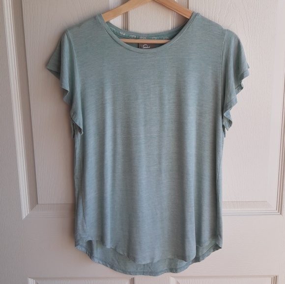 Anthropologie Tops - Dolan Flutter Sleeve Daily Tee Top Size Small Boho